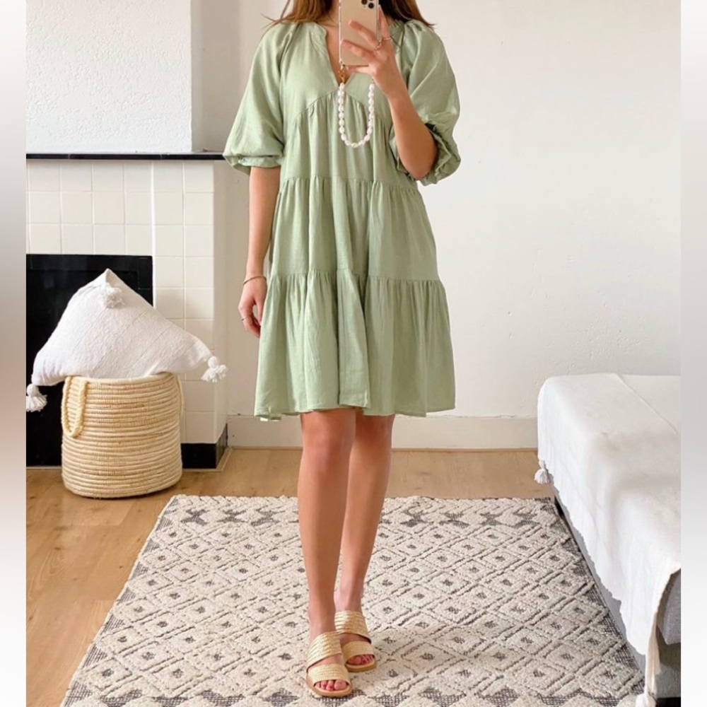 Beautiful green dress in size XL - Picture 1 of 4
